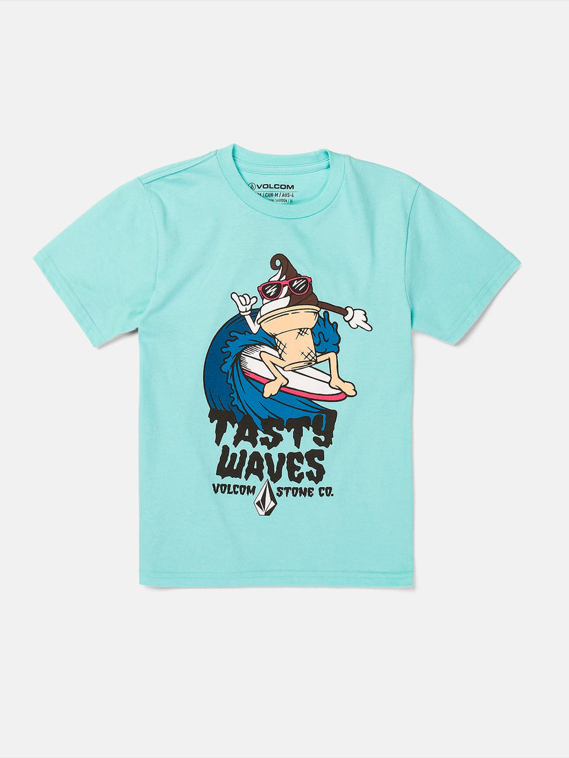 Little Boys Stone Cone Short Sleeve Tee - Crete Blue