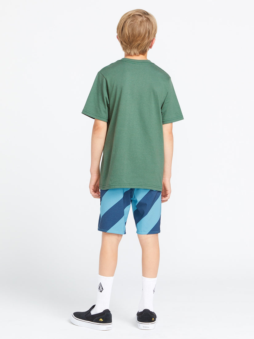 Little Boys Hot Rodder Short Sleeve Tee - Fir Green