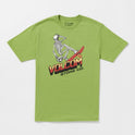 Little Boys Bone Slide Short Sleeve Tee - Seaweed Green