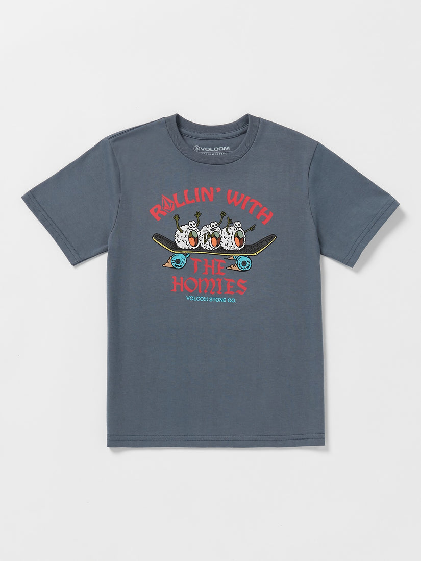 Little Boys Fresh Catch Short Sleeve Tee - Dark Slate