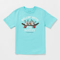 Little Boys Fresh Catch Short Sleeve Tee - Neon Blue