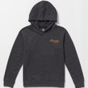 Little Boys Stone Bubbled Hoodie - Heather Black