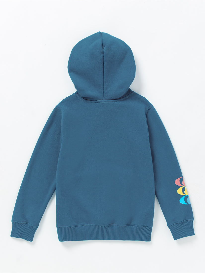 Little Boys Stone Badge Sweatshirt - Dark Blue