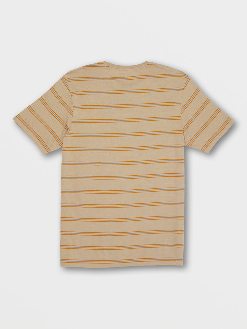 Parables Stripes Crew Tee - Brown Stripe