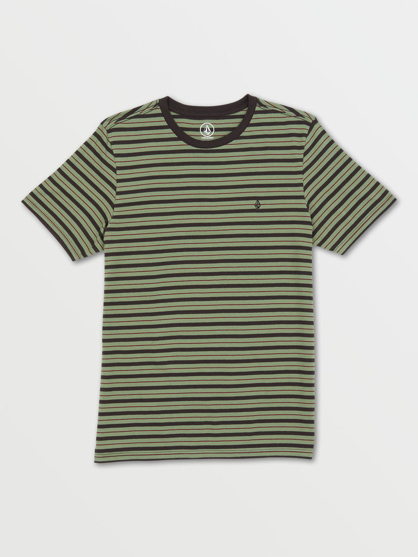 Parables Stripes Crew - Cactus Green