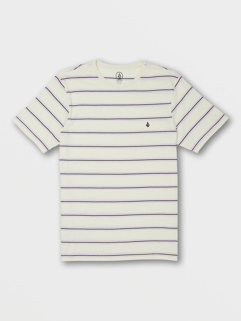 Parables Stripes Crew Tee - Purple Flash