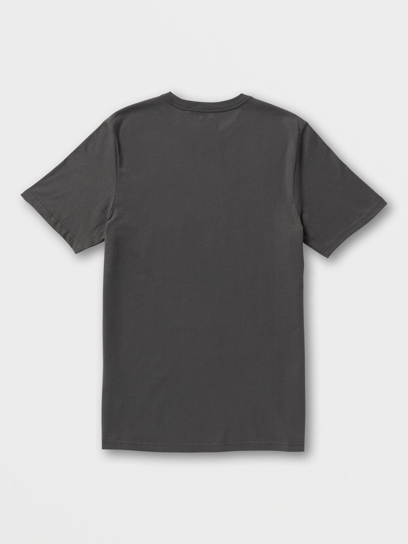 Parables Blocked Crew Tee - Asphalt Black