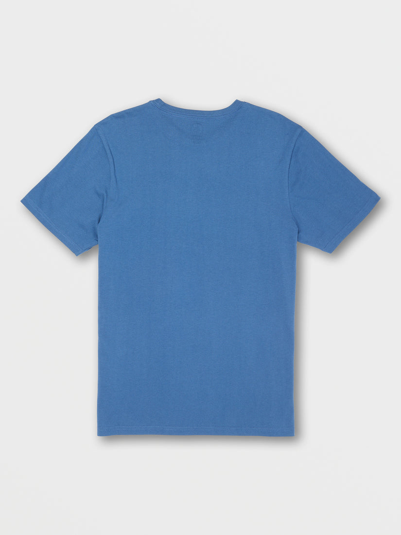 Parables Blocked Crew Tee - Blue Combo