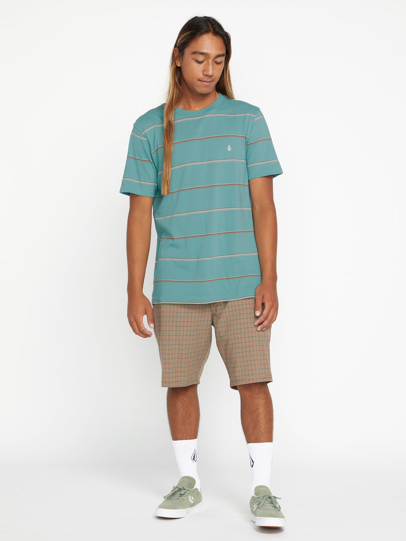 Thortan Crew Short Sleeve Shirt - Coastal Blue