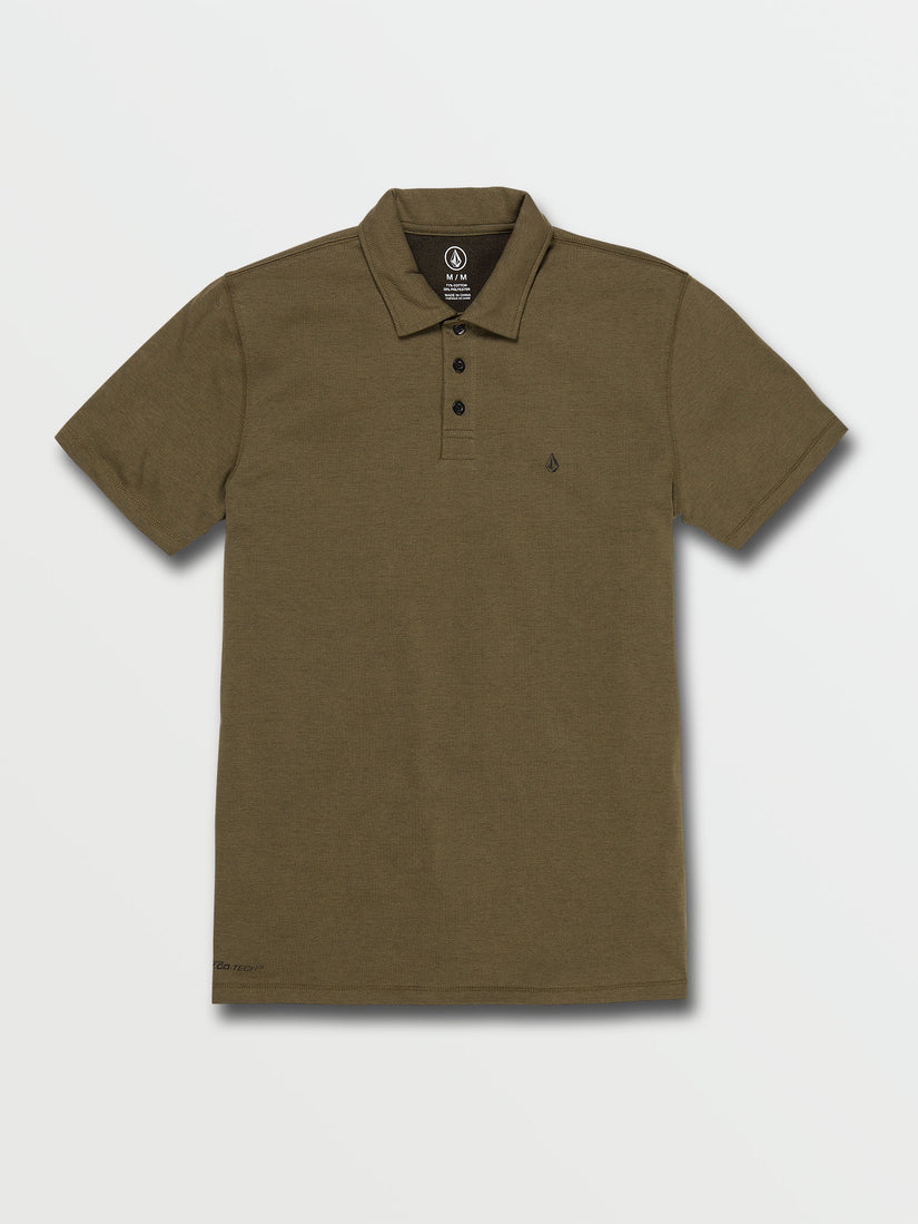 Hazard Pro Polo Short Sleeve - Military (A0132100_MIL) [F]