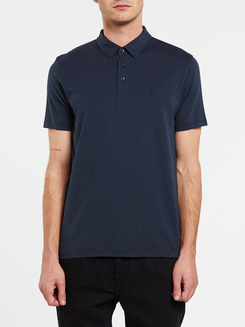 Wowzer Polo Short Sleeve - Navy (A0132102_NVY) [F]