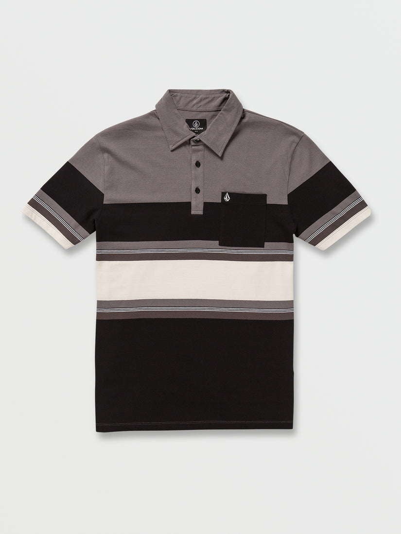 Heavy Daze Short Sleeve Polo - Pewter (A0132203_PEW) [01]