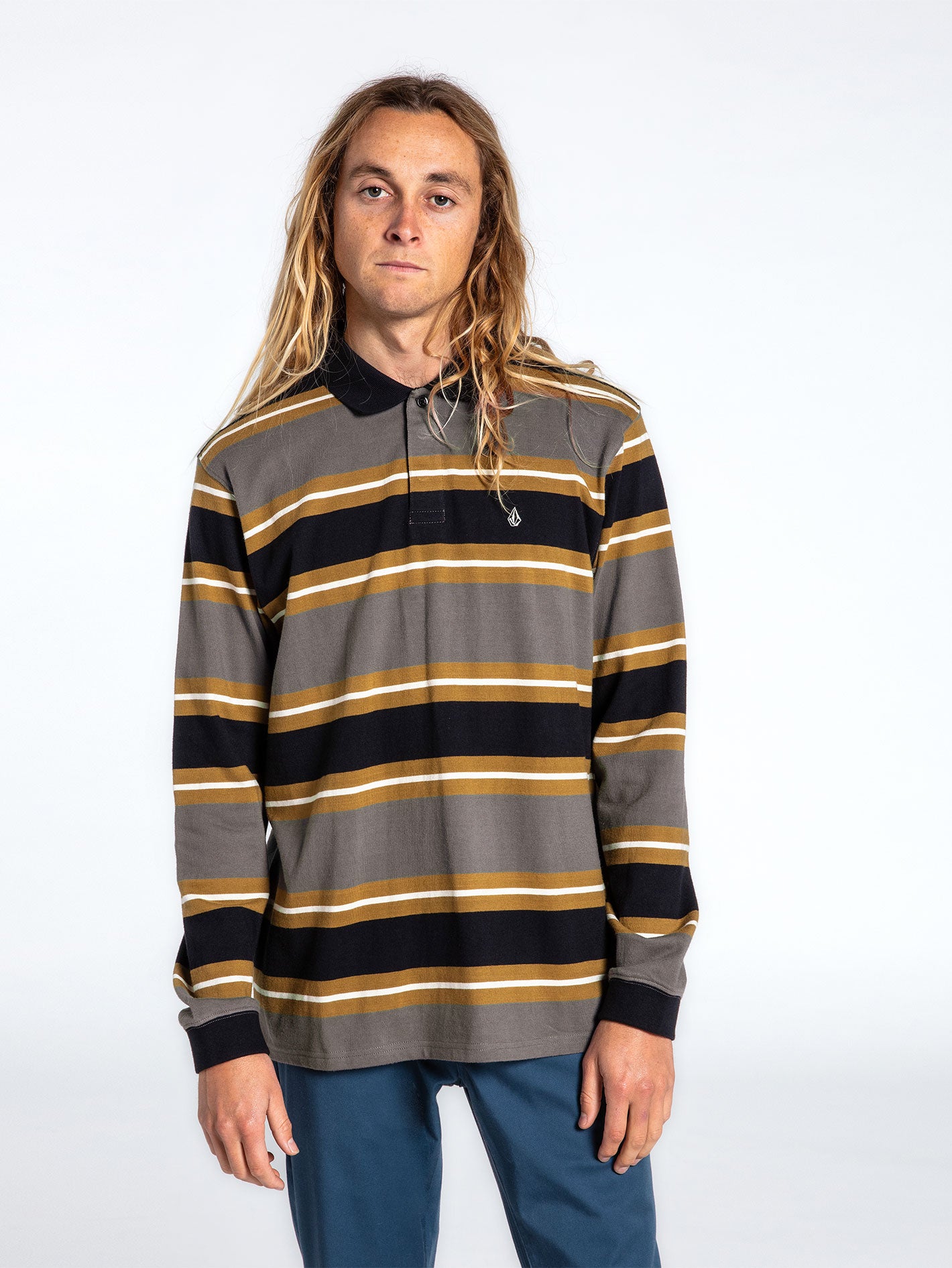 Volcom long shop sleeve polo