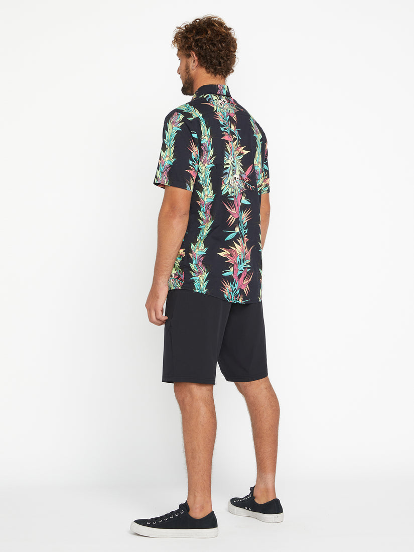 Volcom Entertainment Pepper Short Sleeve Shirt - Black