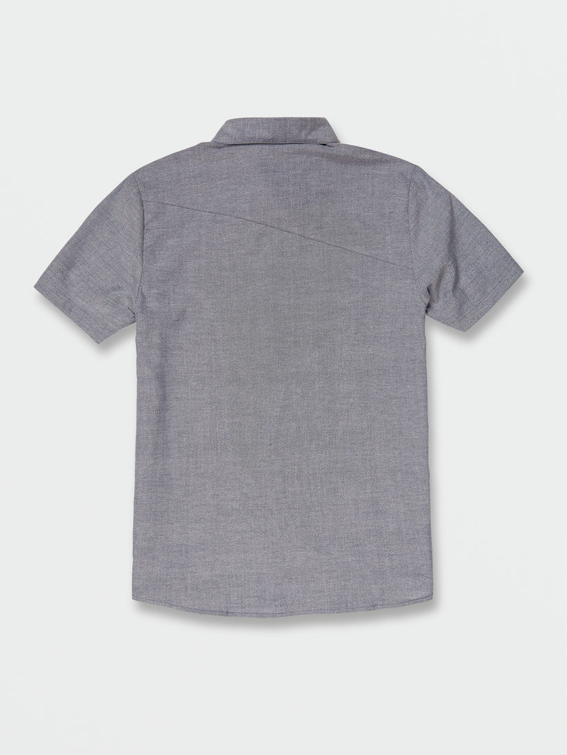 Everett Oxford Short Sleeve Shirt - Baja Indigo (A0432205_BAI) [B]