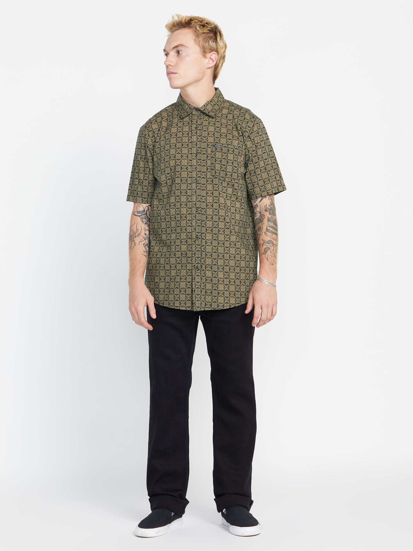 Scaler Stone Short Sleeve Shirt - Stealth – Volcom US