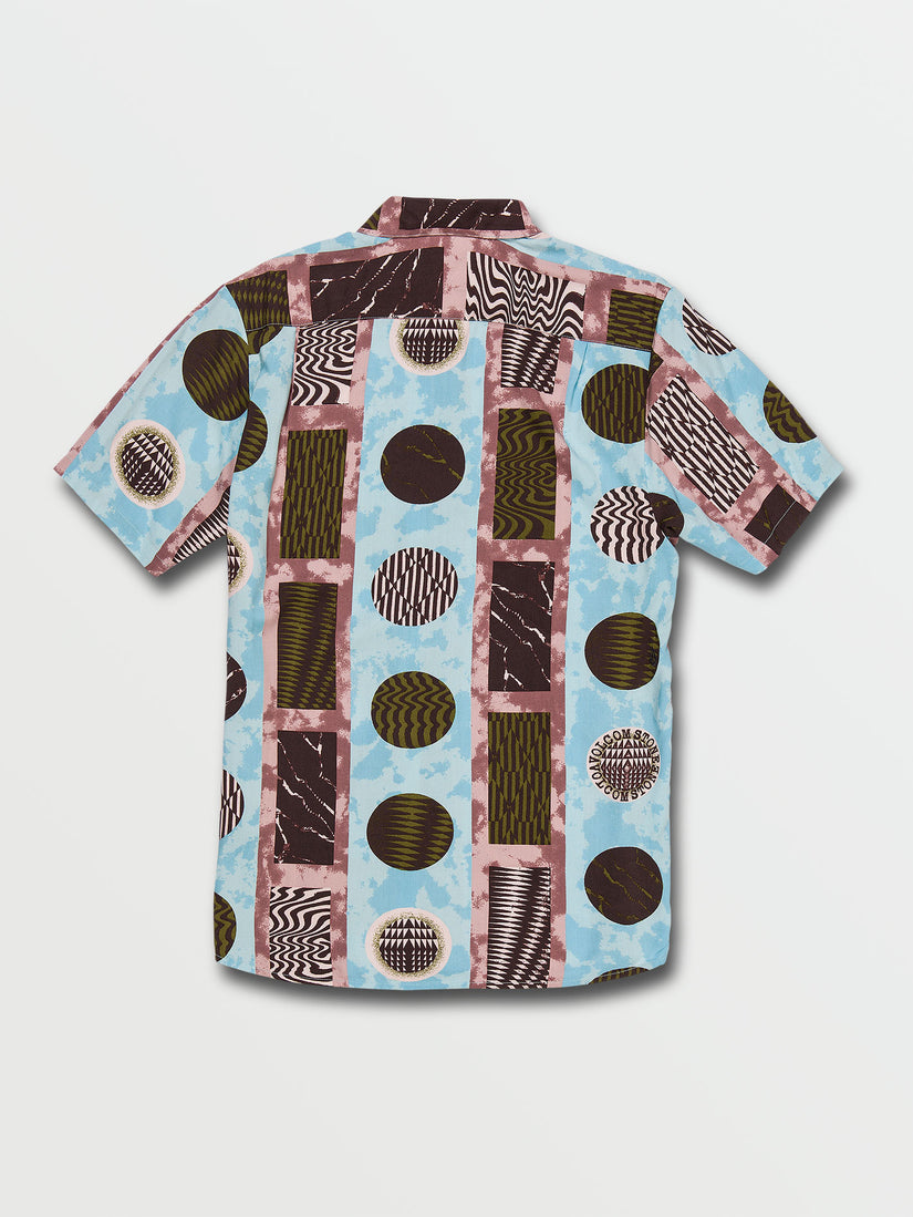 Stone Pegs Short Sleeve Shirt - Ashley Blue (A0442103_AHB) [B]