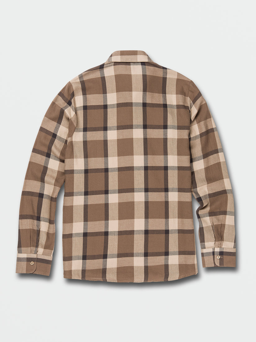 Curwin Long Sleeve Flannel - Mushroom