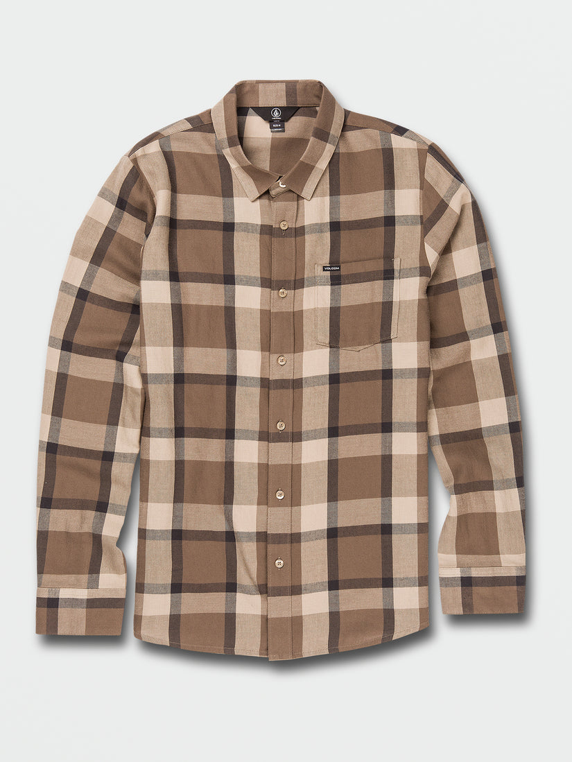 Curwin Long Sleeve Flannel - Mushroom