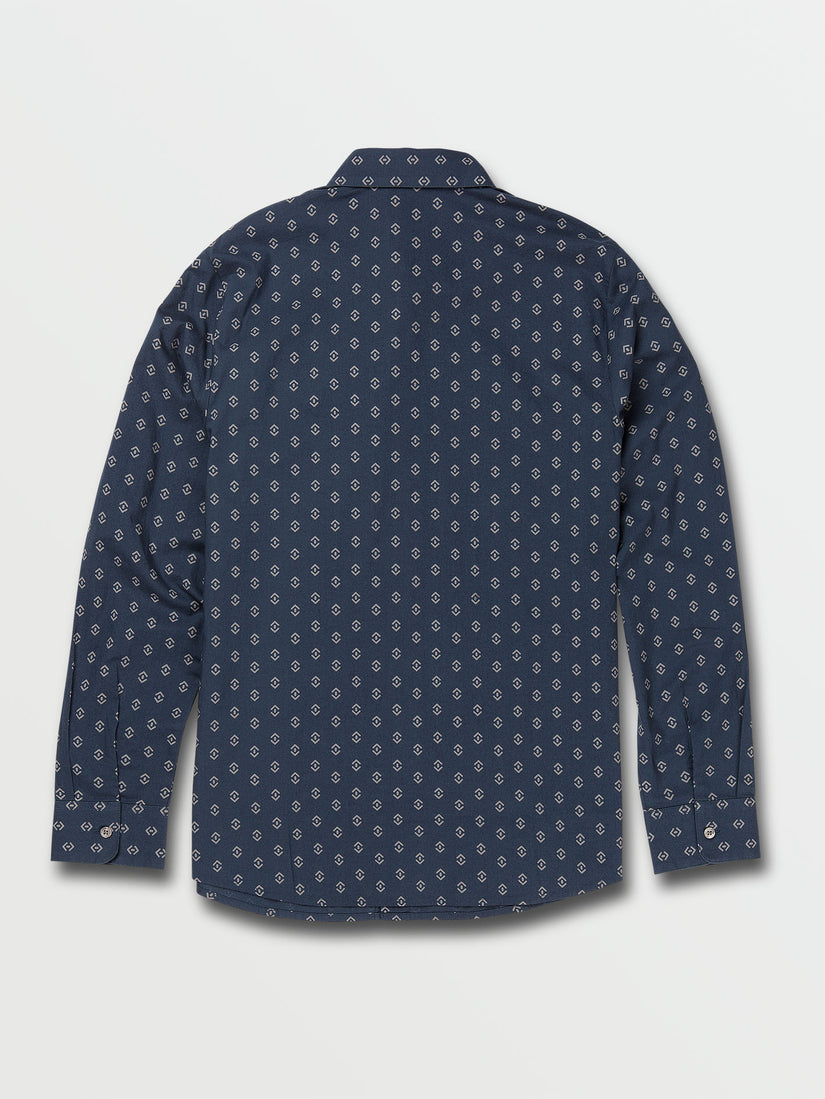 Warbler Long Sleeve Shirt - Faded Navy (A0502100_FDN) [B]