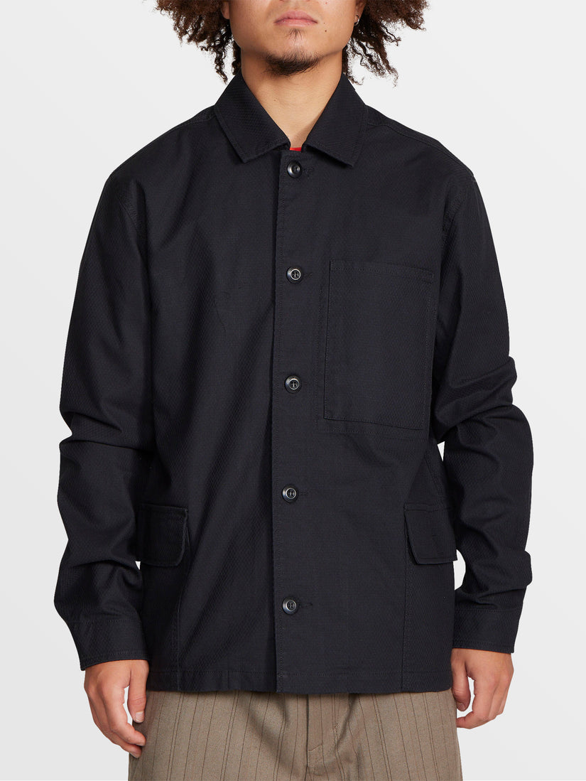 Tokyo True Shirt Jacket - Black (A0512204_BLK) [F]