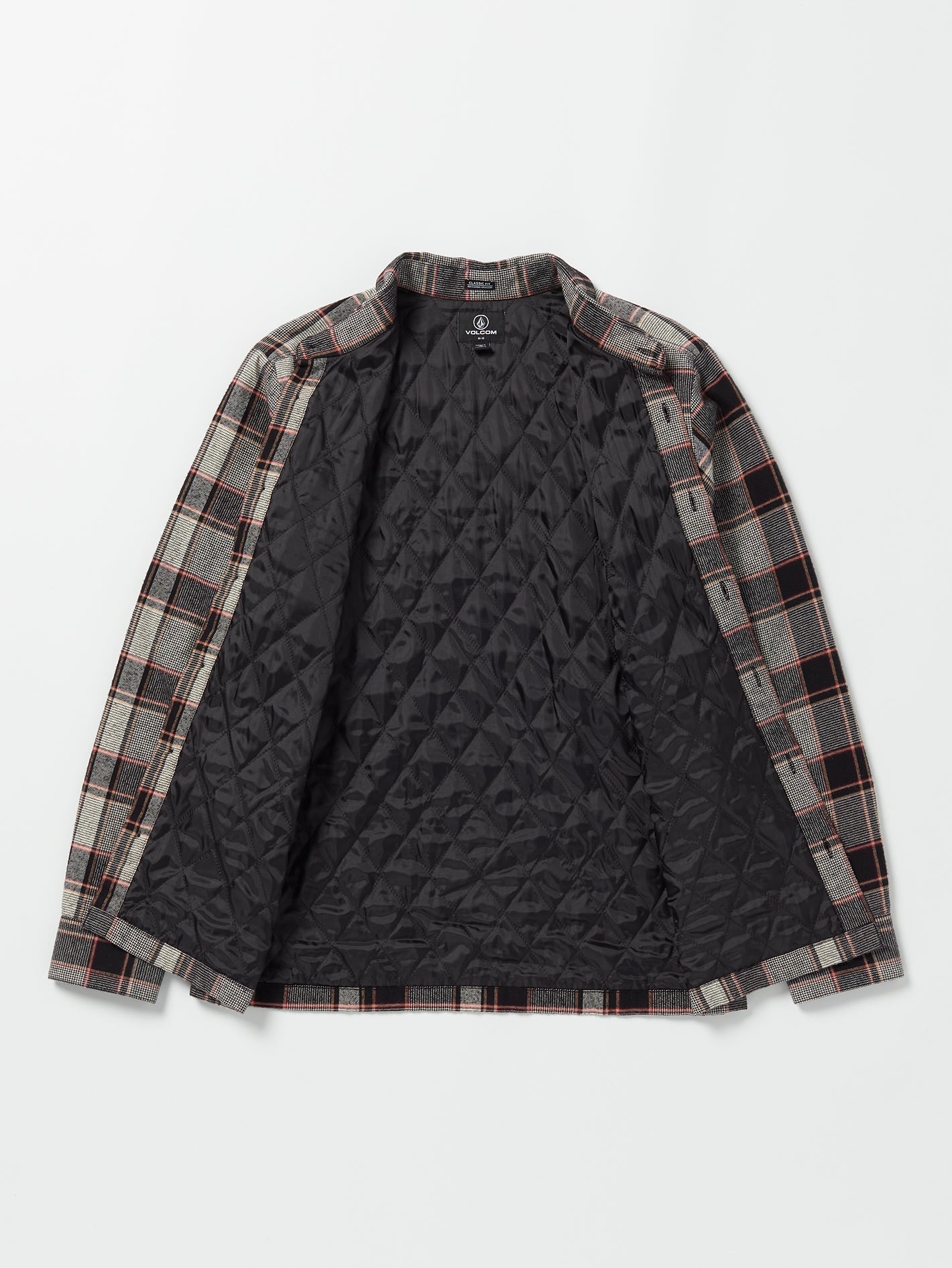 Brickstone Lined Flannel Long Sleeve Shirt - Dirty White | Volcom US