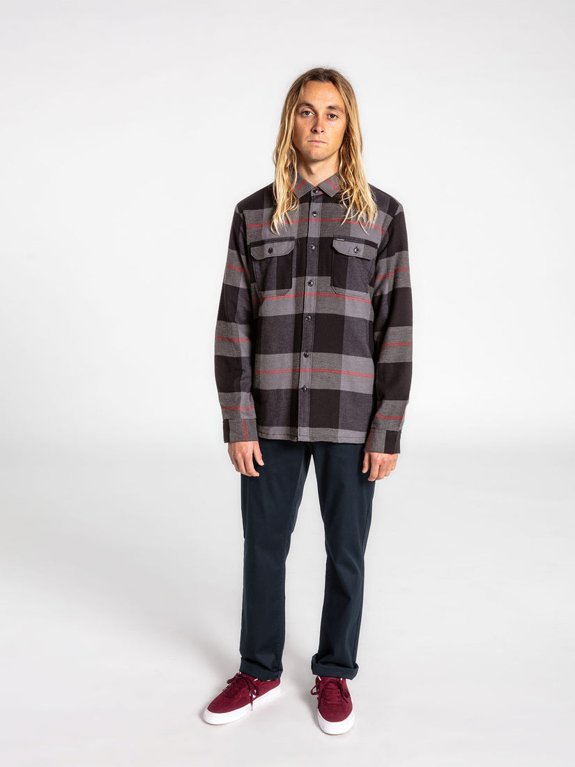 Trademan Plaid Long Sleeve Flannel - Castlerock (A0542100_CSR) [5]