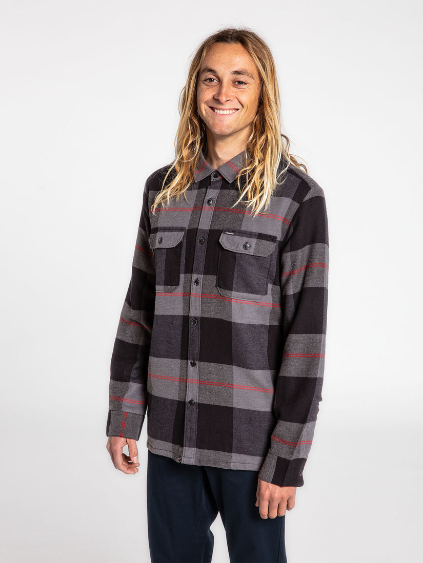 Trademan Plaid Long Sleeve Flannel - Castlerock (A0542100_CSR) [6]