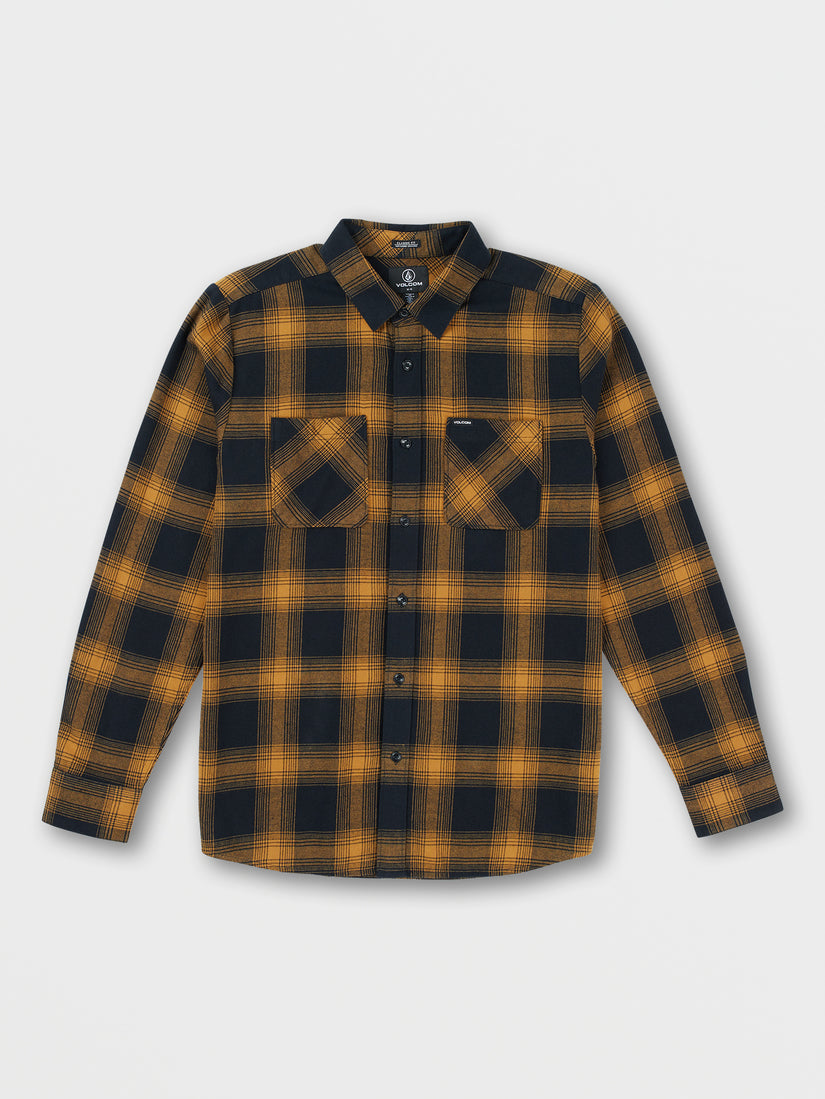 Netastone Long Sleeve Flannel - Rinsed Black (A0542203_RIB) [2]