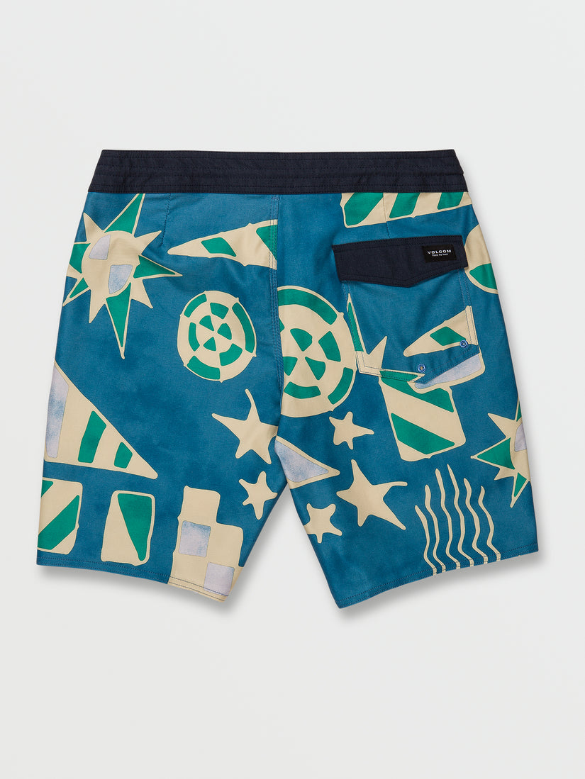 Geo Stoney Trunks - Aged Indigo