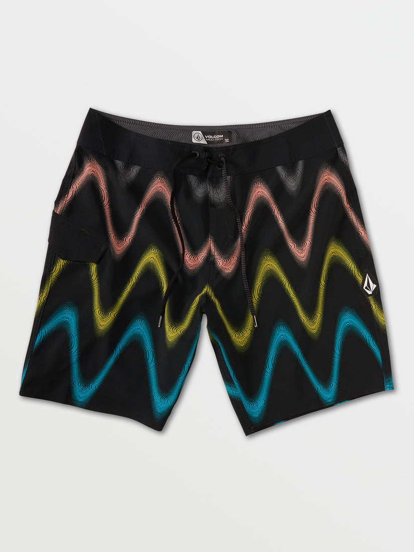 Misprint Stripe Mod-Tech  Trunks - Black (A0832103_BLK) [F]