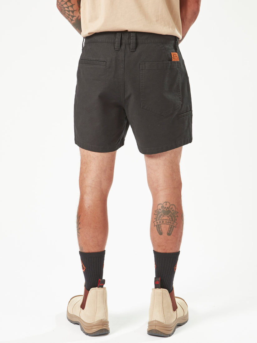 Bevel Work Shorts - Black (A0902002_BLK) [B]