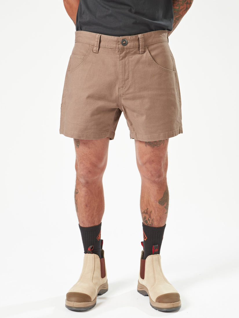 Bevel Work Shorts - Brindle (A0902002_BNL) [1]