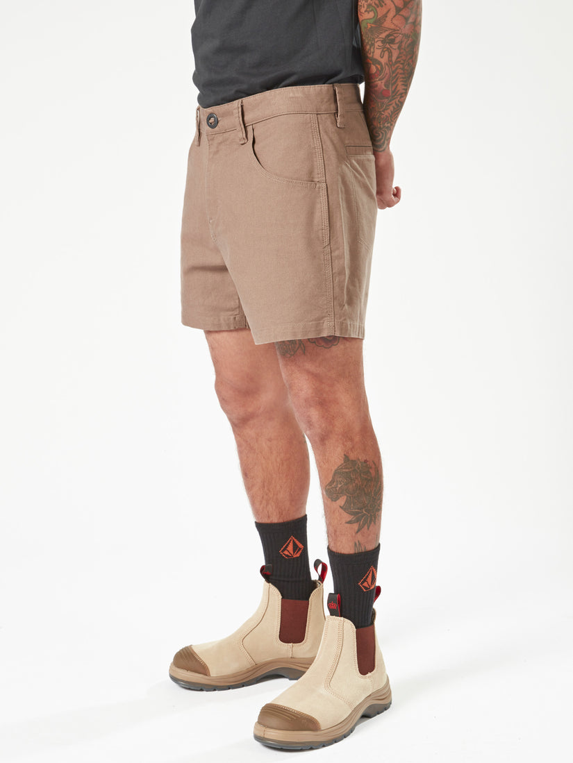 Bevel Work Shorts - Brindle (A0902002_BNL) [2]