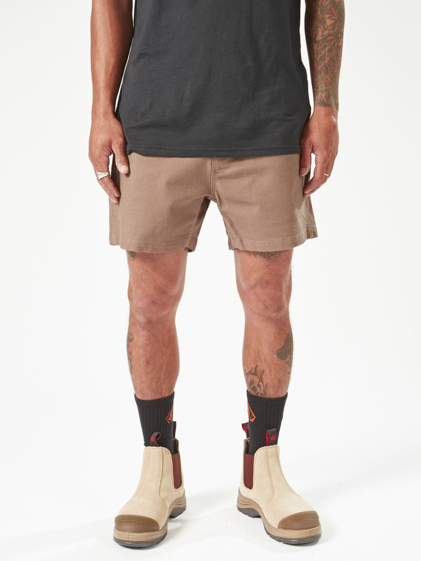 Bevel Work Shorts - Brindle (A0902002_BNL) [F]