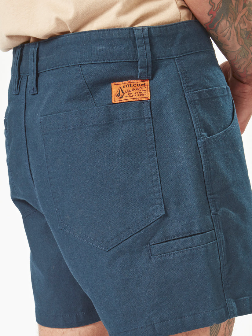 Bevel Work Shorts - Navy (A0902002_NVY) [5]