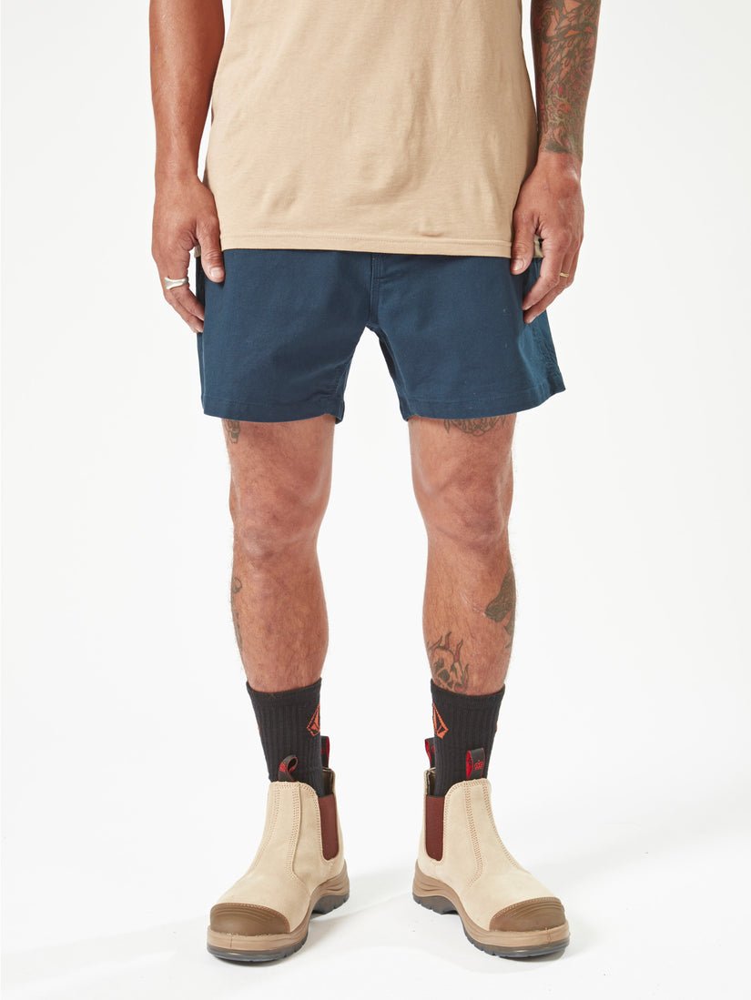 Bevel Work Shorts - Navy (A0902002_NVY) [F]