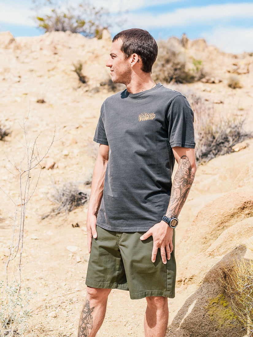 Barracks Relaxed Chino Shorts - Army Green Combo