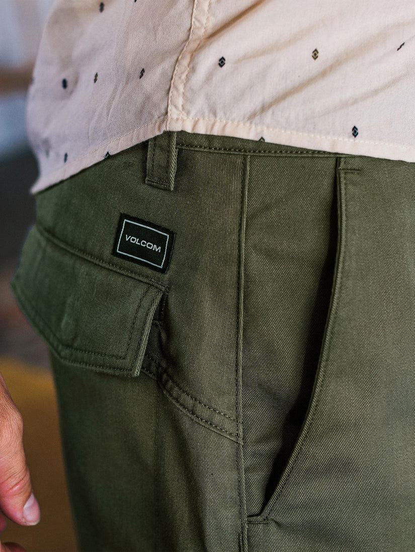 Barracks Relaxed Chino Shorts - Army Green Combo