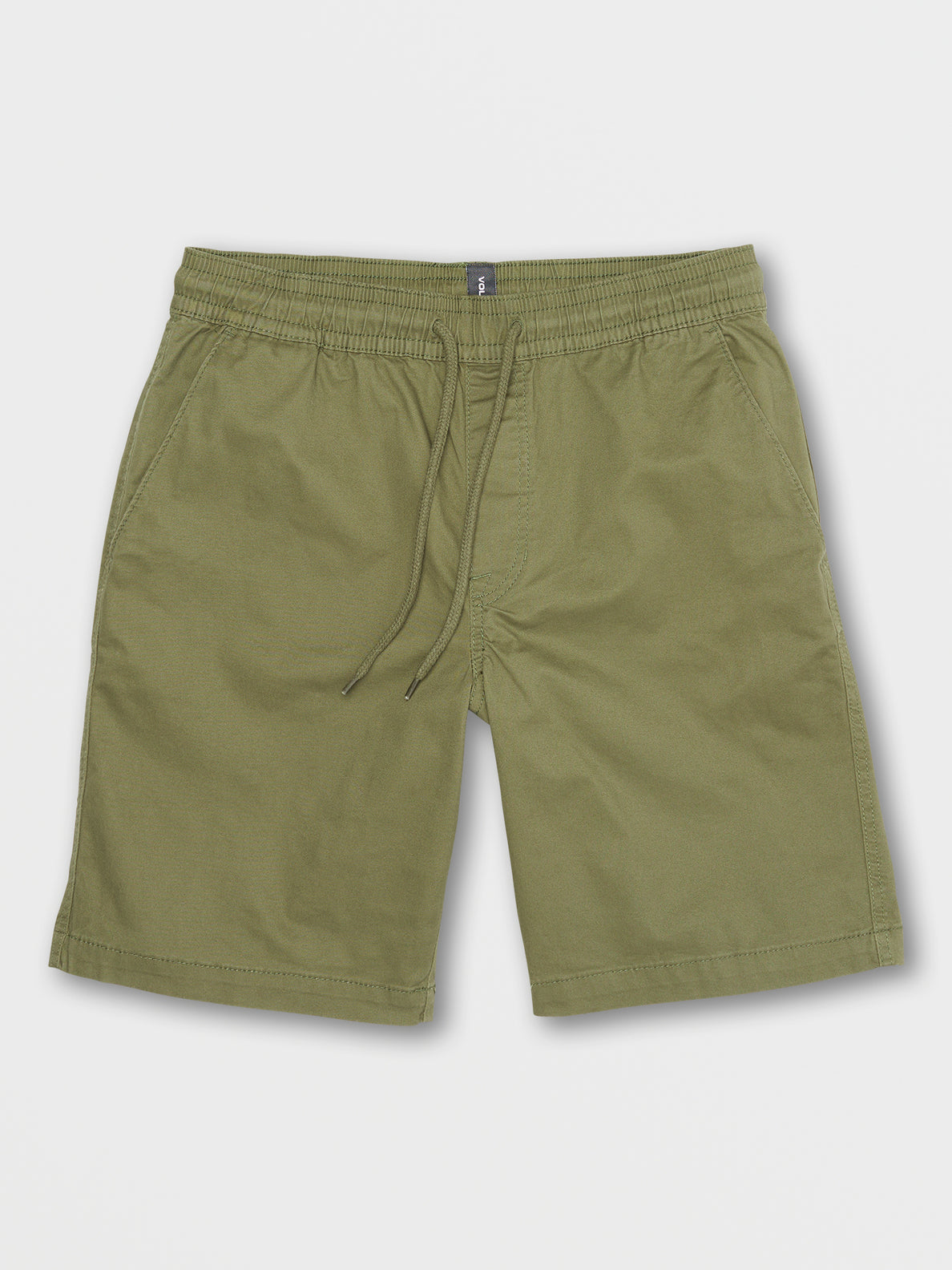 Cleaver Elastic Waist Stretch Shorts - Military – Volcom US