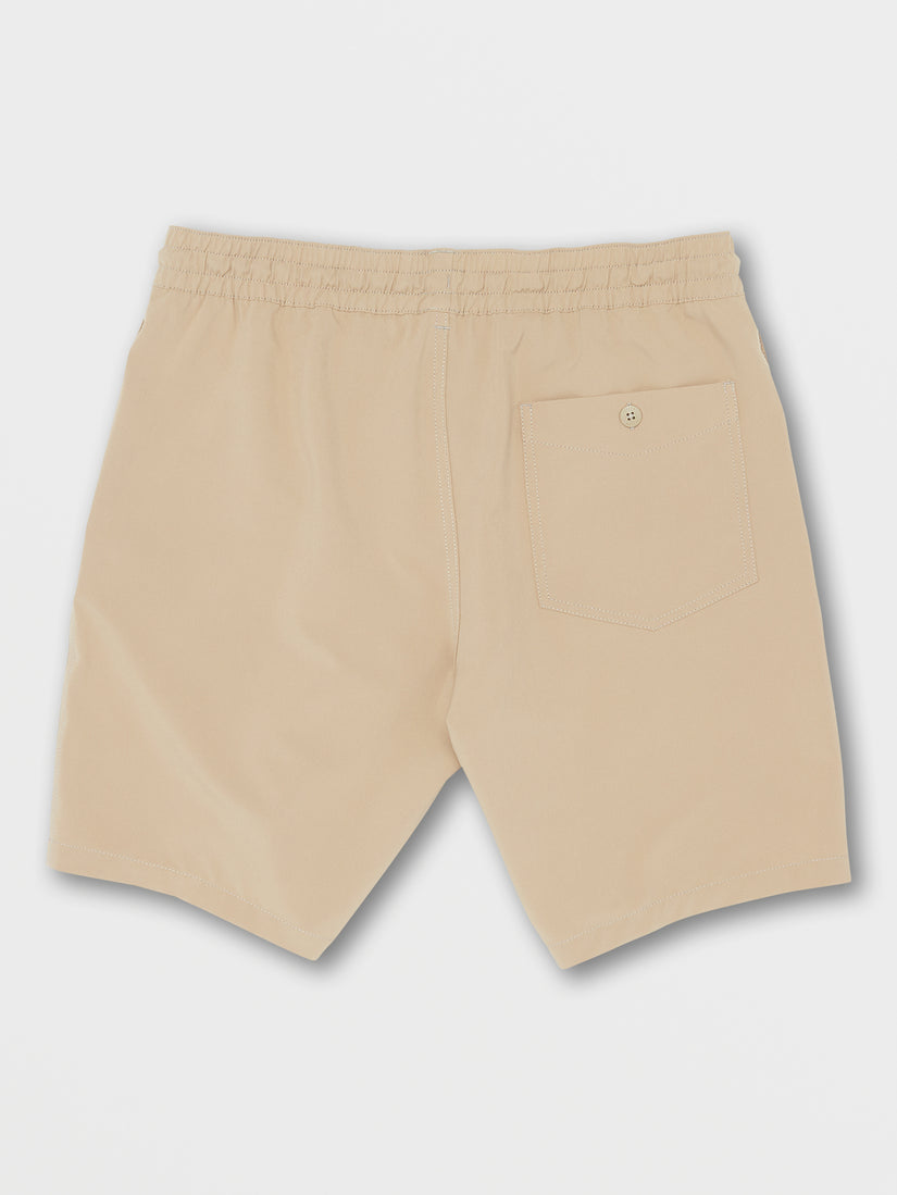 Stones Hybrid Elastic Waist Shorts - Khaki