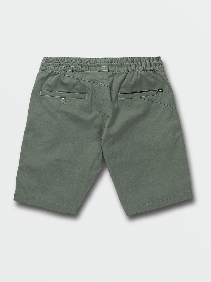 Frickin Elastic Waist Shorts - Dark Forest (A1022003_DKF) [B]