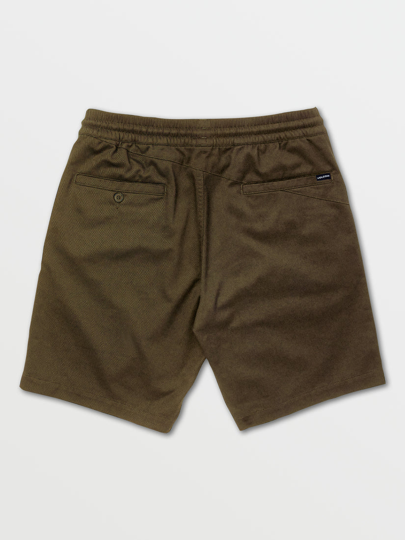 Frickin Elastic Waist Shorts - Wren (A1022003_WRE) [B]