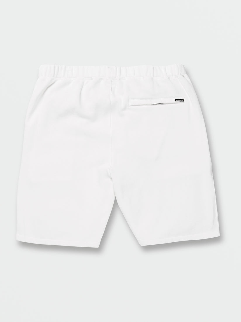 Iconic Stone Fleece Shorts - Cloud (A1032102_CLO) [B]