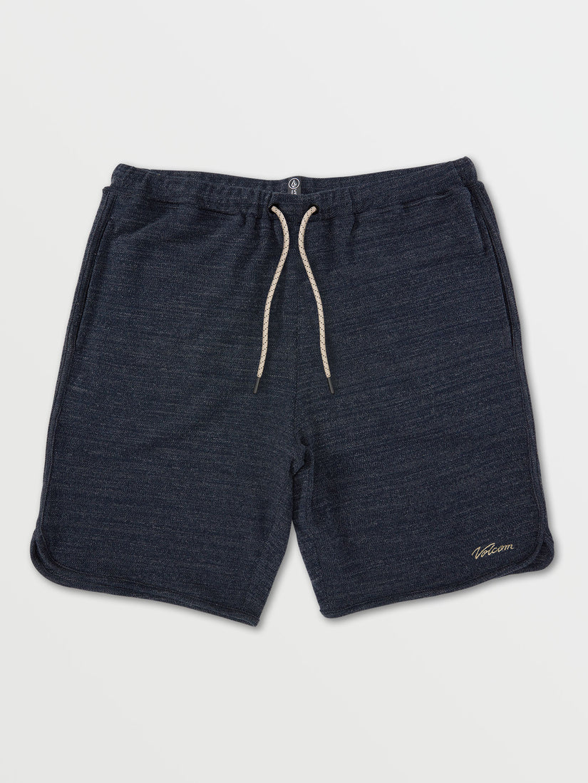 Loiter Elastic Waist Shorts - Navy (A1042100_NVY) [F]