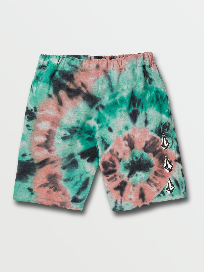 Iconic Stone Plus Fleece Shorts - Tie Dye (A1042101_TDY) [F]