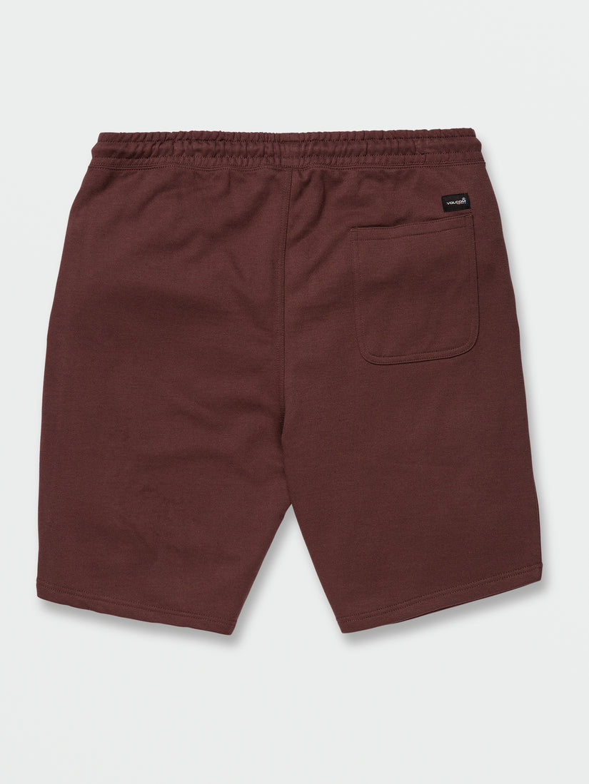 Black Friday Fleece Shorts - Mahogany (A1042200_MAH) [B]