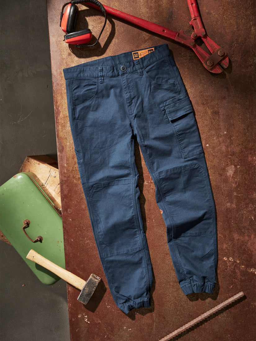 Volcom Workwear Caliper Cuff Pants - Navy