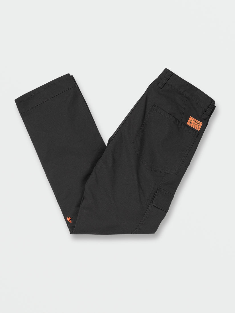 Volcom Workwear Caliper Light Work Pants - Black (A1102204_BLK) [B]