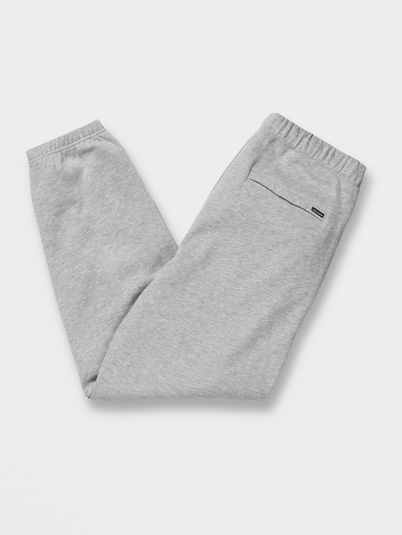 Iconic Stone Fleece Pants - Heather Grey (A1232102_HGR) [B]